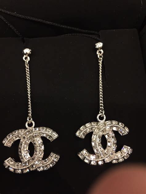 chanel name drop earrings|Chanel drop earrings karren brady.